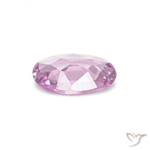Sapphire Gemstone in 5.5 x 3.9 mm Size for Sale, Sapphire Stone in Very Light Royal Purple Pink Color