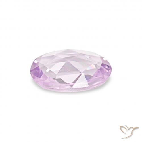 Sapphire Gemstone in 5.7 x 4 mm Size for Sale, Sapphire Stone in Very Light Purple Color