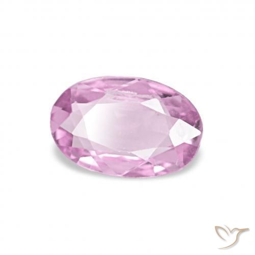 0.39 ct Purple Sapphire Stone, Natural Sapphire in Oval Facet Shape for Sale