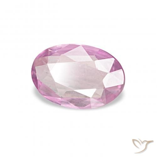 0.38 ct Purple Sapphire Stone, Natural Sapphire in Oval Facet Shape for Sale