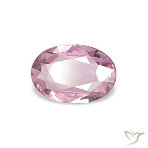0.38 ct Purple Sapphire Stone, Natural Sapphire in Oval Facet Shape for Sale