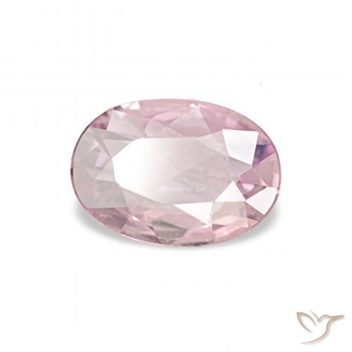 0.40 ct Pink Sapphire Stone, Natural Sapphire in Oval Facet Shape for Sale
