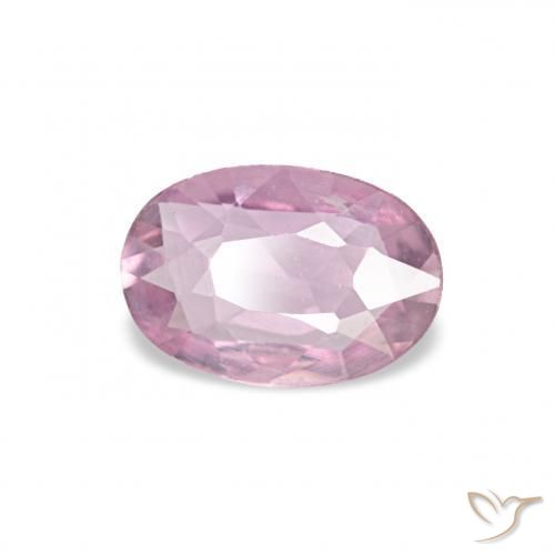 0.39 ct Purple Sapphire Stone, Natural Sapphire in Oval Facet Shape for Sale