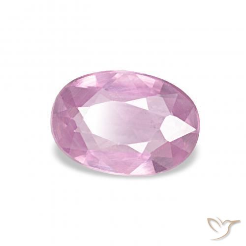 0.52 ct Purple Sapphire Stone, Natural Sapphire in Oval Facet Shape for Sale
