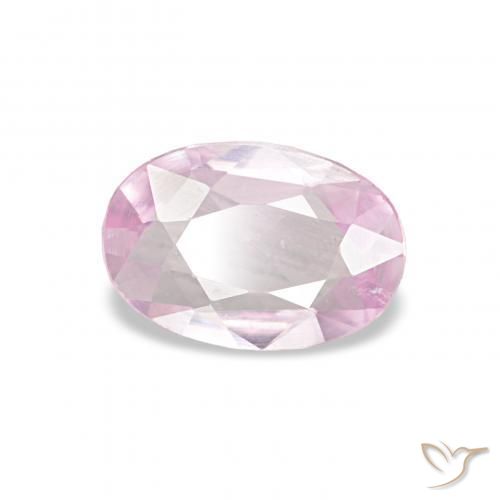 0.40 ct Pink Sapphire Stone, Natural Sapphire in Oval Facet Shape for Sale