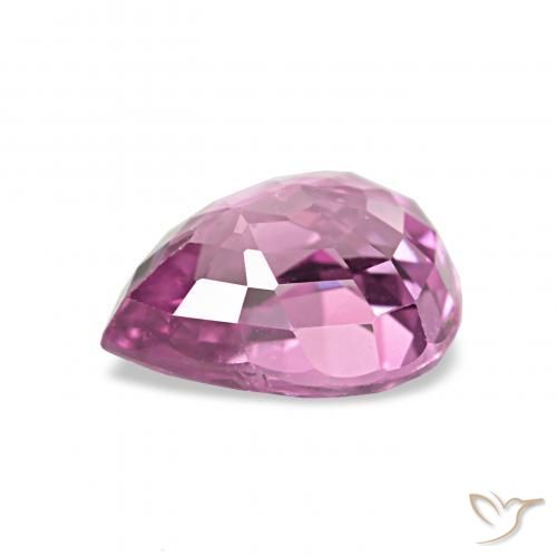Sapphire Gemstone in 6.4 x 5.3 mm Size for Sale, Sapphire Stone in Purple-Pink Color
