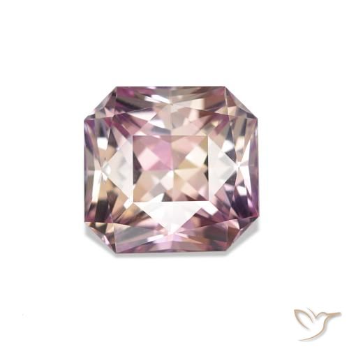 1.40 ct Pink Sapphire Gemstone, Sapphire Gem in Octagon Step Cut Shape for Sale.