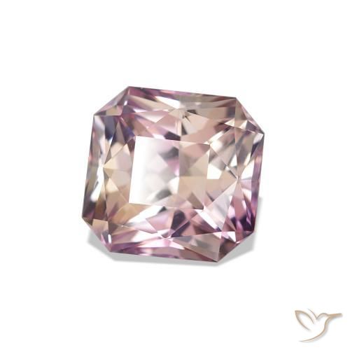 1.40 ct Pink Sapphire Stone, Natural Sapphire in Octagon Step Cut Shape for Sale