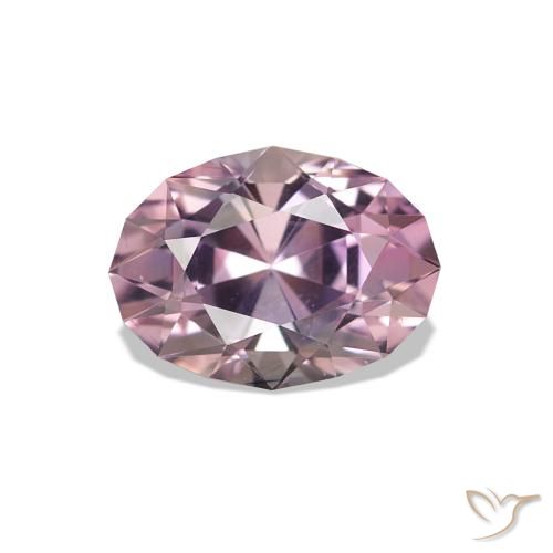 1.13 ct Pink Sapphire Gemstone, Sapphire Gem in Oval Diamond-Cut Shape for Sale.