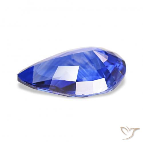 Sapphire Gemstone in 10.3 x 7.3 mm Size for Sale, Sapphire Stone in Light Cornflower Blue Color