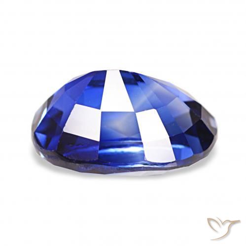 Sapphire Gemstone in 8 x 6 mm (calibrated) Size for Sale, Sapphire Stone in Royal Blue Color