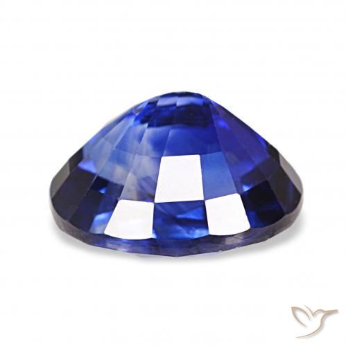 Sapphire Gemstone in 8 x 6 mm (calibrated) Size for Sale, Sapphire Stone in Royal Blue Color