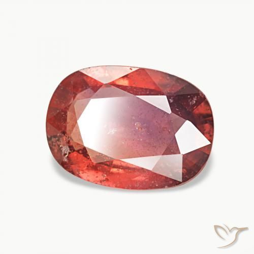 1.47 ct Red Sapphire Stone, Natural Sapphire in Cushion-Cut Shape for Sale