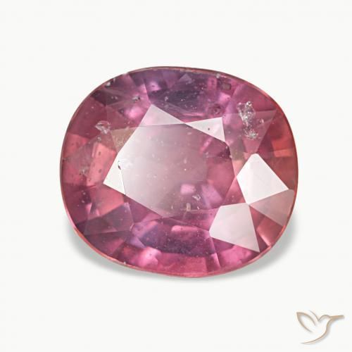 1.88 ct Red Sapphire Stone, Natural Sapphire in Oval Facet Shape for Sale