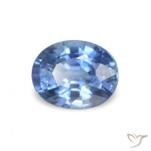 1.82 ctw Blue Sapphire Stones, Natural Sapphire in Oval Facet Shape for Sale