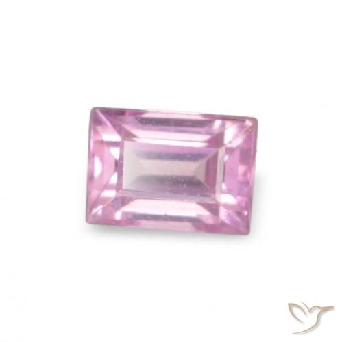 15.92 ctw Pink Sapphire Stones, Natural Sapphire in Baguette Facet Shape for Sale