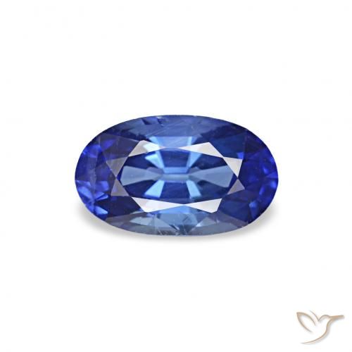 3.80 ctw Blue Sapphire Gemstones, Sapphire Gems in Oval Facet Shape for Sale.