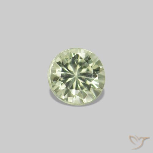 2.23ctw Grayish Green Sapphire, Round, VS