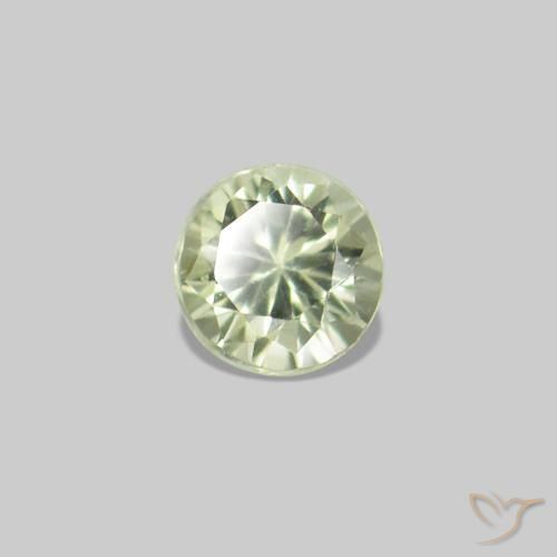 2.23 ctw Green Sapphire Stones, Natural Sapphire in Diamond-Cut Shape for Sale