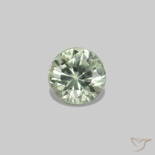 2.32 ctw Green Sapphire Gemstones, Sapphire Gems in Diamond-Cut Shape for Sale.
