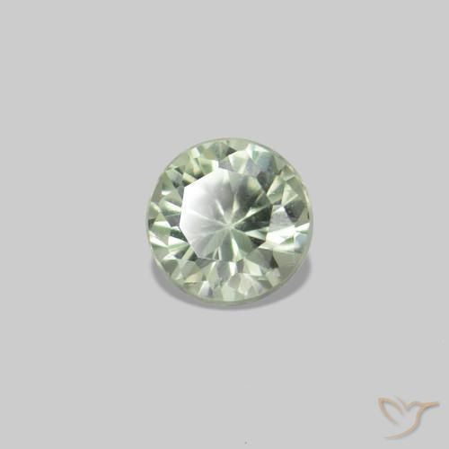 2.32 ctw Green Sapphire Stones, Natural Sapphire in Diamond-Cut Shape for Sale