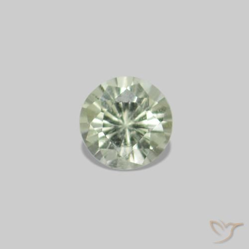 2.22 ctw Green Sapphire Gemstones, Sapphire Gems in Diamond-Cut Shape for Sale.