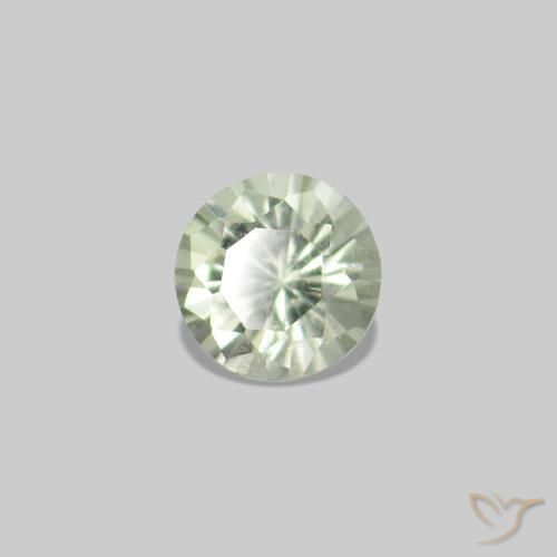 2.22 ctw Green Sapphire Stones, Natural Sapphire in Diamond-Cut Shape for Sale