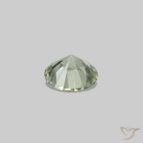 Sapphire Gemstones in 1.6 mm Size for Sale, Sapphire Stones in Very Light Green Color