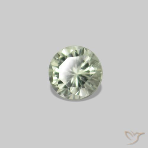 2.24 ctw Green Sapphire Stones, Natural Sapphire in Diamond-Cut Shape for Sale