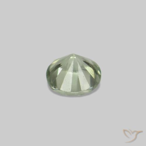Sapphire Gemstones in 1.6 mm Size for Sale, Sapphire Stones in Very Light Green Color