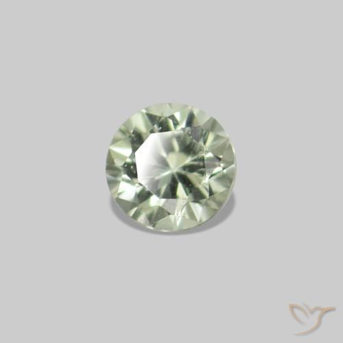2.27 ctw Green Sapphire Stones, Natural Sapphire in Diamond-Cut Shape for Sale