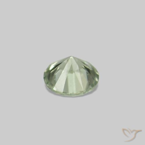 Sapphire Gemstones in 1.6 mm Size for Sale, Sapphire Stones in Very Light Green Color