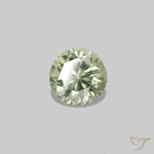 2.25 ctw Green Sapphire Stones, Natural Sapphire in Diamond-Cut Shape for Sale