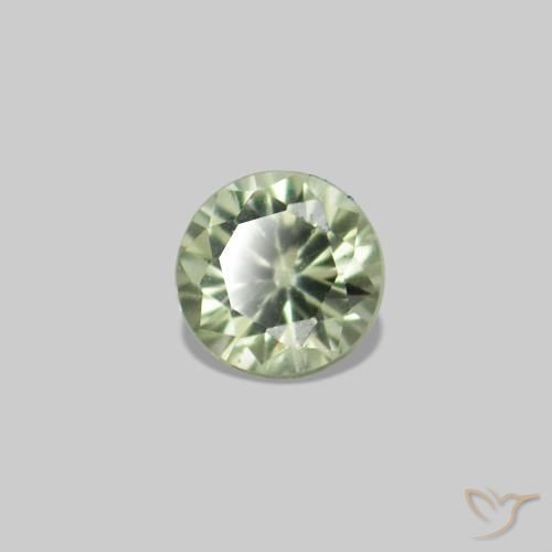 2.25 ctw Green Sapphire Stones, Natural Sapphire in Diamond-Cut Shape for Sale