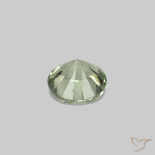 Sapphire Gemstones in 1.6 mm Size for Sale, Sapphire Stones in Light Pear Green Color