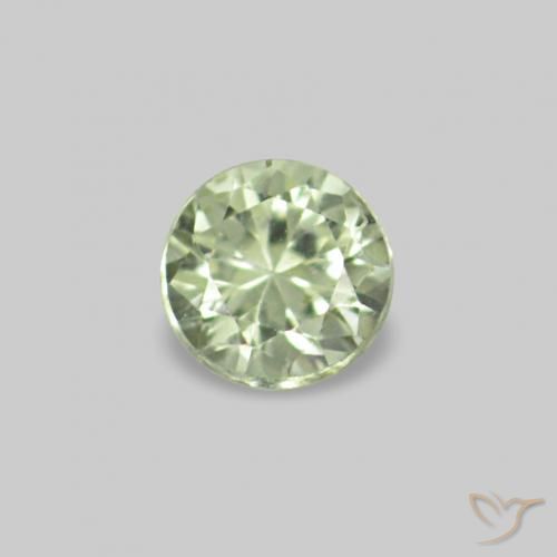 2.26 ctw Green Sapphire Gemstones, Sapphire Gems in Diamond-Cut Shape for Sale.