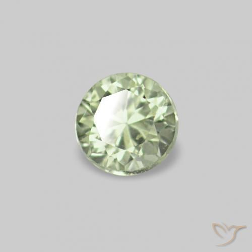 2.26 ctw Green Sapphire Stones, Natural Sapphire in Diamond-Cut Shape for Sale