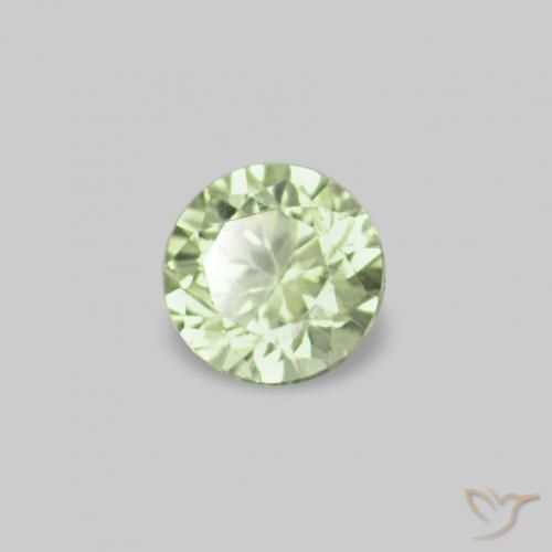 2.26 ctw Green Sapphire Stones, Natural Sapphire in Diamond-Cut Shape for Sale