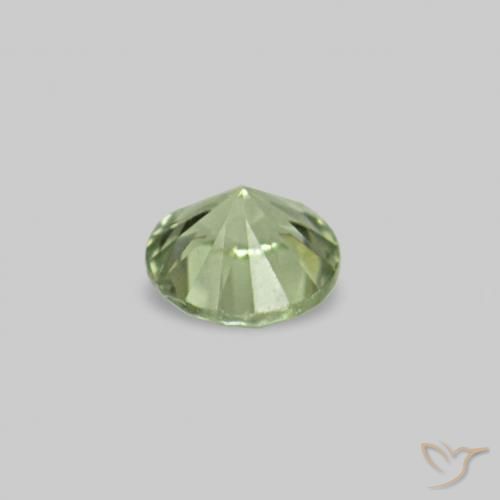 Sapphire Gemstones in 1.6 mm Size for Sale, Sapphire Stones in Very Light Green Color