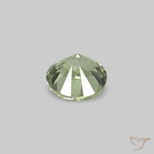 Sapphire Gemstones in 1.6 mm Size for Sale, Sapphire Stones in Very Light Green Color