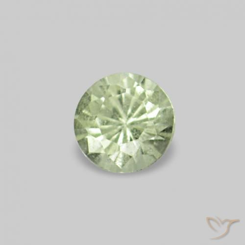2.26 ctw Green Sapphire Gemstones, Sapphire Gems in Diamond-Cut Shape for Sale.