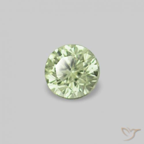 2.26 ctw Green Sapphire Stones, Natural Sapphire in Diamond-Cut Shape for Sale