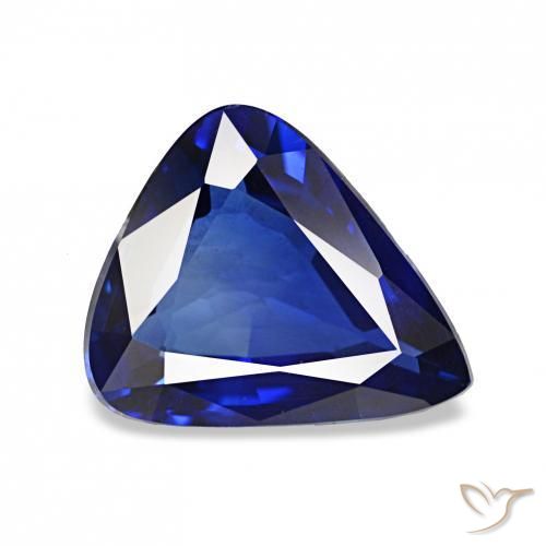 1.15ct Royal Blue Sapphire, Pear Shape, VVS-VS