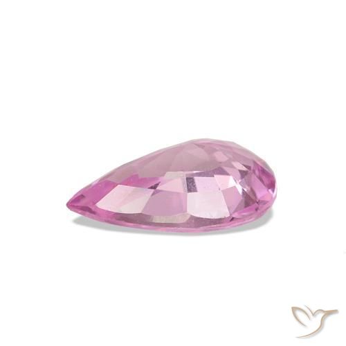 Sapphire Gemstone in 7.7 x 4.7 mm Size for Sale, Sapphire Stone in Medium Pink Color