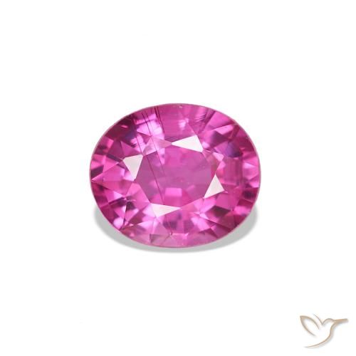 0.62 ct Pink Sapphire Gemstone, Sapphire Gem in Oval Facet Shape for Sale.
