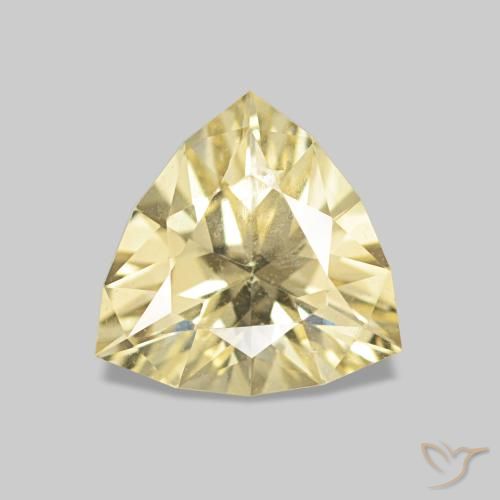 1.06ct Light Golden-Yellow Sapphire, Trillion, VS