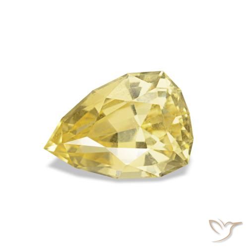 0.86ct Light Gold Sapphire, Trillion, VS