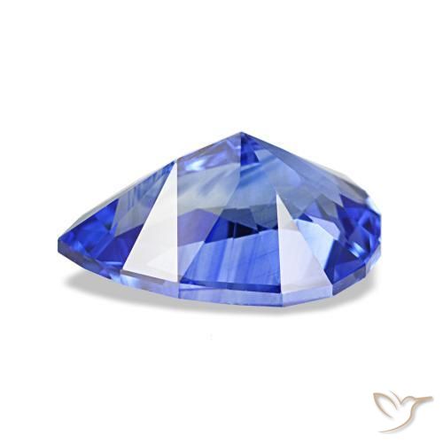 Sapphire Gemstone in 9 x 6 mm (calibrated) Size for Sale, Sapphire Stone in Cornflower Blue Color