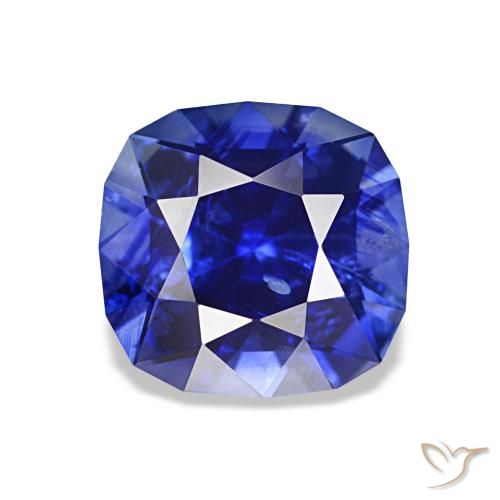 1.42ct Natural Royal Blue Sapphire, Cushion, VS, Photo A