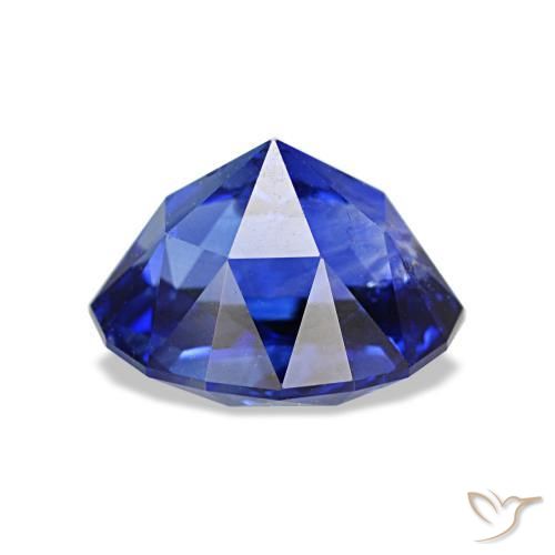 Sapphire Gemstone in 7.5 x 6 mm Size for Sale, Sapphire Stone in Royal Blue Color